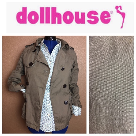 Dollhouse Jackets & Blazers - Dollhouse Short Trench Coat